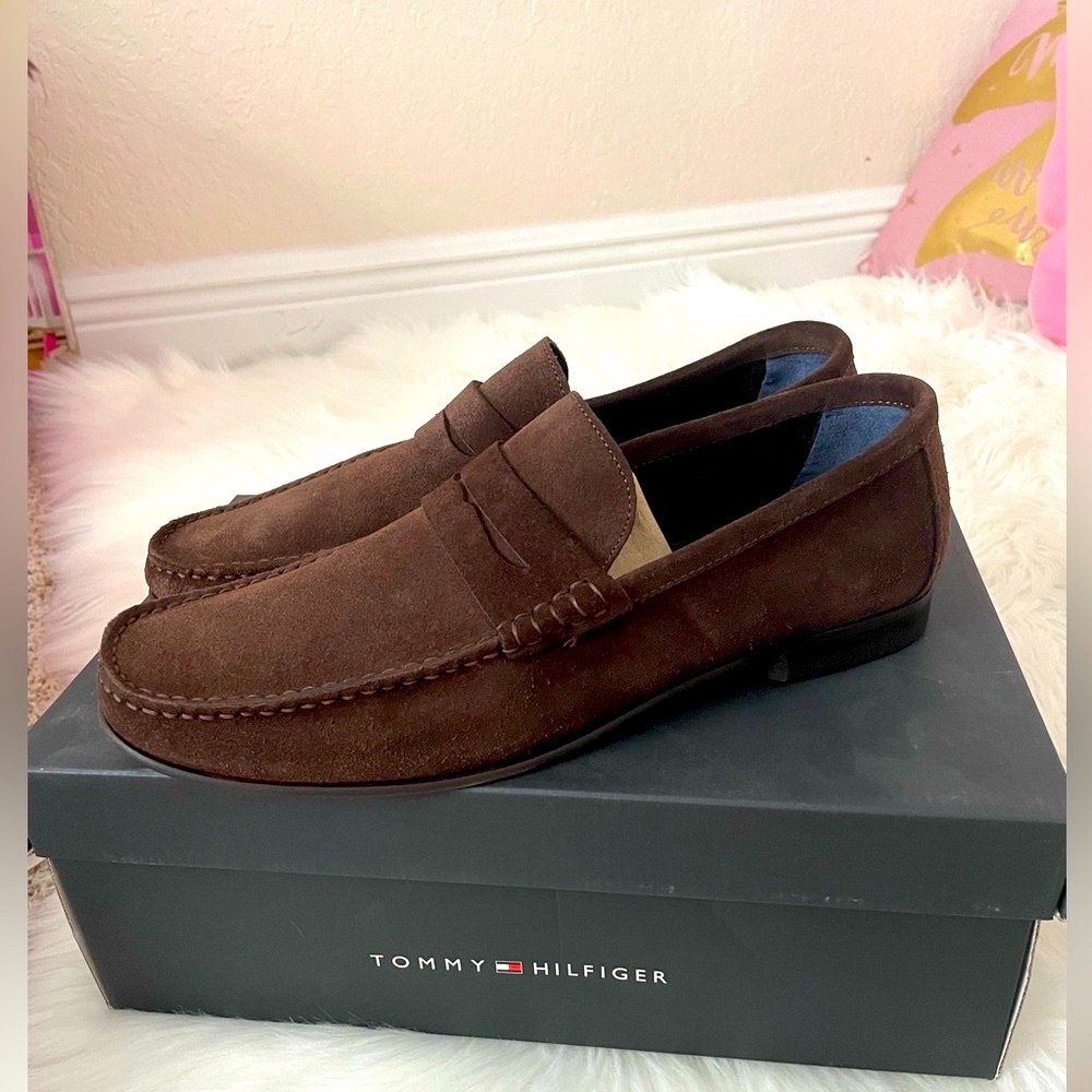 Brand new suede penny Loafers by Tommy Hilfiger